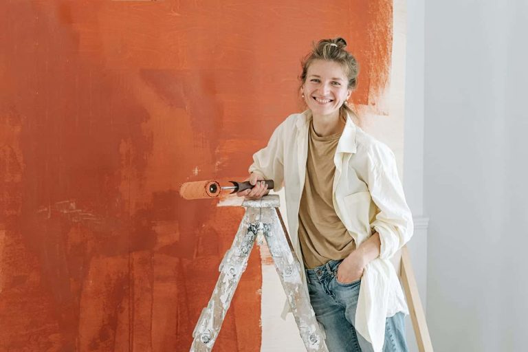 História da máquina de descascar batata: considere pintar uma parede de destaque em um tom ousado